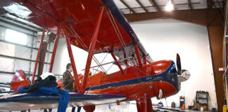 1936 Model 75 Boeing Stearman, s/n 003 now CF-TCQ. [Credit: Mike Davenport]