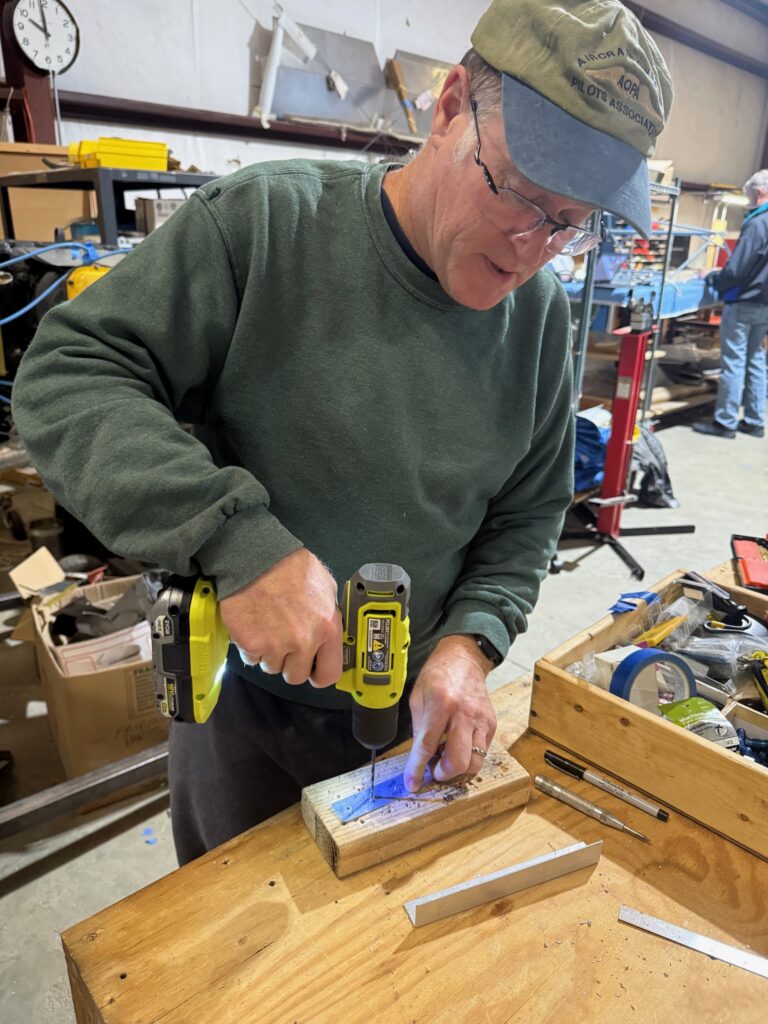 Andrew bought a Thorp T-18 project, which started him down the road to experimental aircraft project ownership and construction. [Credit: Andrew Robinson]