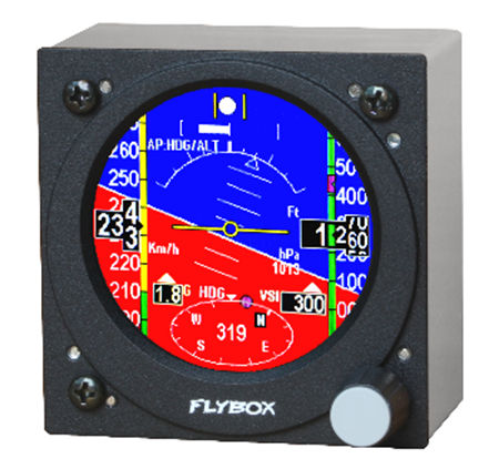The Omnia Fuel monitoring system can display up to 4 fuel tank levels that can be enabled individually to suit your needs. [Credit: Fielden Aero LLC]