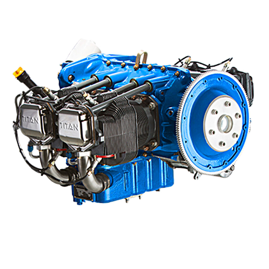 The Continental Titan engines are purpose designed for experimental and light-sport aircraft, providing a high-performance alternative to the common Lycoming O-320 and O-360 engines.
