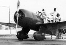 The Granville Brothers Gee Bee R-6 “Q.E.D.” being serviced before the 1934 MacRobertson Air Race; Mid America Flight Museum flies a replica of this aircraft. [Credit: Wikimedia Commons]
