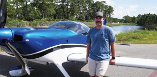 Pat McKiernan has found that he and his dad who built this beautiful RV-7 simply learned to enjoy the build. [Credit: Bill Wilson]
