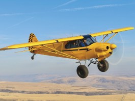 A CubCrafter’s Carbon Cub headed to Sun ‘n Fun in the time-honored tradition. [Credit: CubCrafters]