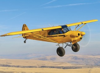 A CubCrafter’s Carbon Cub headed to Sun ‘n Fun in the time-honored tradition. [Credit: CubCrafters]