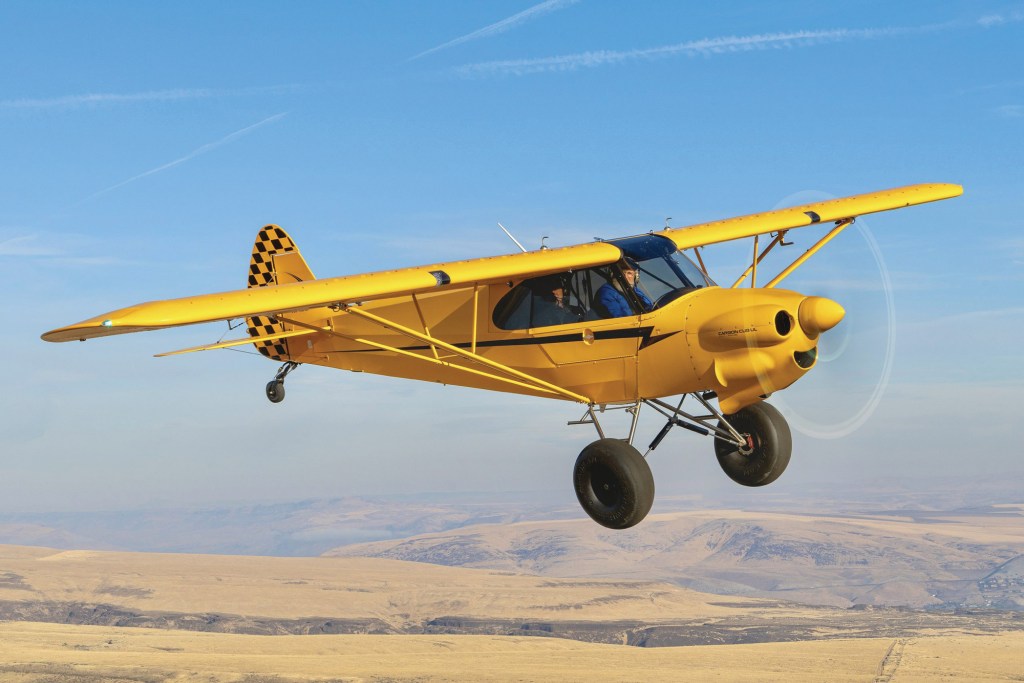 A CubCrafter’s Carbon Cub headed to Sun ‘n Fun in the time-honored tradition. [Credit: CubCrafters]