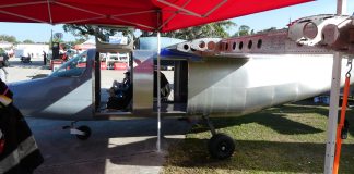 At Sun ‘n Fun 2026, Viking Aircraft Engines surprised the crowd with its first complete kit — the V-42, a high-wing twin powered by two Honda-based engines. Here’s an early look. [Credit: Andrew Robinson]
