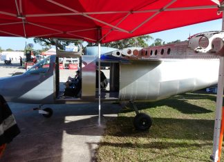 At Sun ‘n Fun 2026, Viking Aircraft Engines surprised the crowd with its first complete kit — the V-42, a high-wing twin powered by two Honda-based engines. Here’s an early look. [Credit: Andrew Robinson]