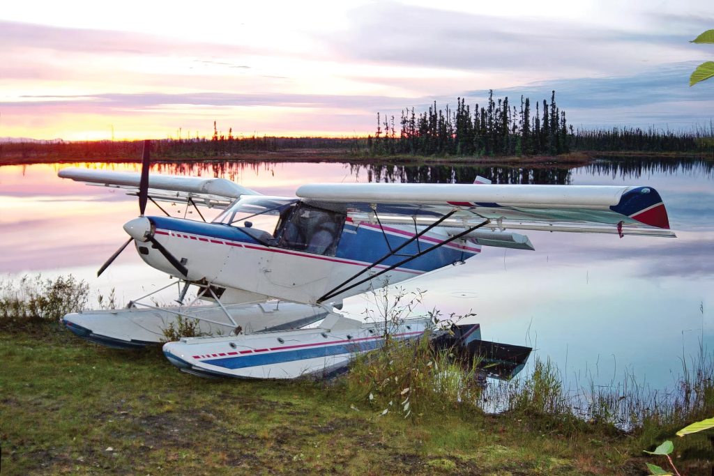 Zenith floats add versatility to the already very versatile STOL CH 701. The all metal floats simply bolt to the airframe, and are available in straight floats or amphibious. [Credit: Zenith Aircraft]