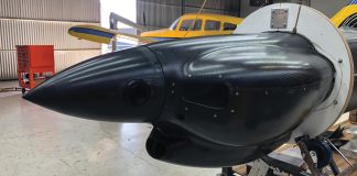 SR-1 cowl being integrated with spinner and cooling ducts. The cowl is assembled to itself/to the fuse primarily with countersunk #8 screws. [All images credited to Eric Stewart]