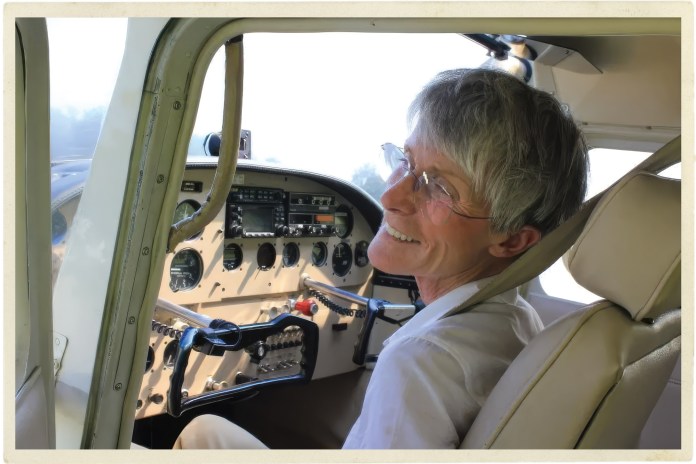 Martha Lunken is an aviation character whose many adventures have prominently appeared in Flying magazine. [Credit: Flying Magazine]
