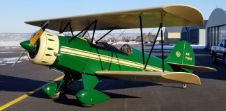 The Hatz Biplane, NX71VH, re-engineered to be powered by a 124 hp radial engine. [Credit: Hatz Biplane Association]