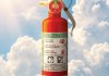 A compact H3R Halon 1211 extinguisher, sized for a two-seat cockpit and safe on energized electrical fires. [Credit: H3R Aviation]
