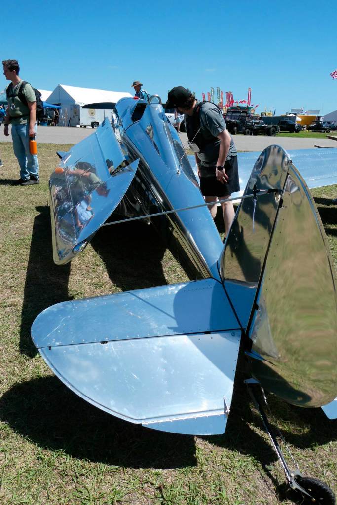 Very compact storage with both wings folded. [Credit: Andrew Robinson]
