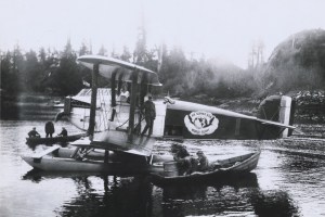 1924 photo of the Douglas World Cruiser Seattle on floats