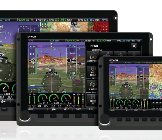 Dynon SkyView HDX displays in three sizes
